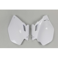 Side Panels white for Yamaha YZF 250 (2003-05) - YZF 450 (2003-05) - REPLICA PLASTICS - YA03862-046 - Ufo Plast