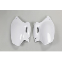 Side panels - white 046 - Yamaha - REPLICA PLASTICS - YA03811-046 - UFO Plast