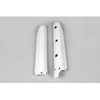 Fork slider protectors - white 046 - Yamaha - REPLICA PLASTICS - YA03886-046 - UFO Plast