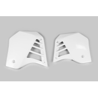 Radiator Covers white for Yamaha YZ 125 (1986-88) - REPLICA PLASTICS - YA02803-046 - Ufo Plast