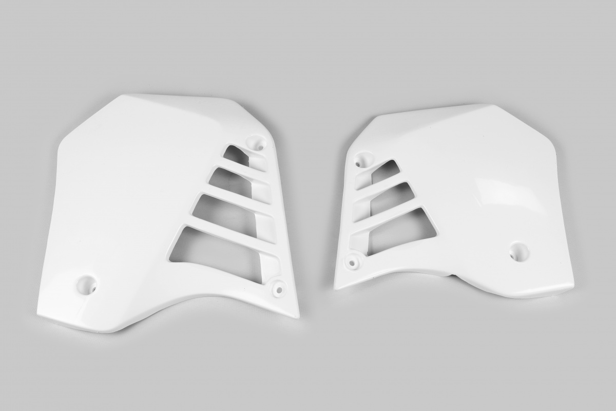 Radiator Covers white for Yamaha YZ 125 (1986-88) - REPLICA PLASTICS - YA02803-046 - Ufo Plast