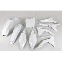 Plastic Kit white for Honda CRF 250R (2014-17) - CRF 450R (2013-16) - REPLICA PLASTICS - HOKIT121-041 - Ufo Plast