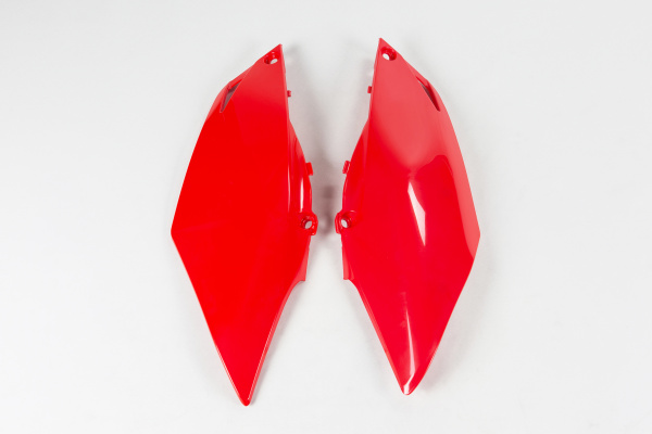 Side Panels red for Honda CRF 250R (2014-17) - CRF 450R (2013-16) - REPLICA PLASTICS - HO04669-070 - Ufo Plast