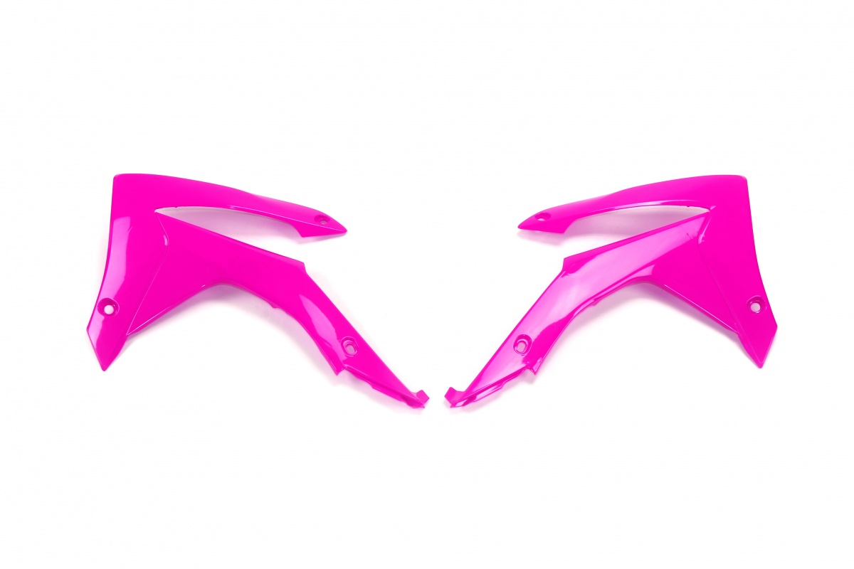 Radiator Covers neon pink for Honda CRF 250R (2014-17) - CRF 450R (2013-16) - REPLICA PLASTICS - HO04657-P - Ufo Plast