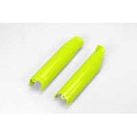 Fork slider protectors - neon yellow - Honda - REPLICA PLASTICS - HO04640-DFLU - UFO Plast