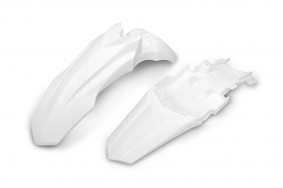 Fenders Kit white for Honda CRF 110F (2019-25) - REPLICA PLASTICS - HOFK124-041 - Ufo Plast