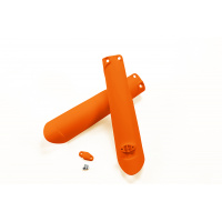 Fork Slider Protectors orange for Ktm SX 250/XC 250 - SX 125/XC 125 - EXC 125/XC W125 - SX 150 - EXC 150/XC W150 / XC W150TP....