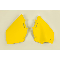 Side Panels yellow for Suzuki RM 125 (1996-00) - RM 250 (1996-00) - REPLICA PLASTICS - SU02959-101 - Ufo Plast