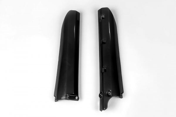 Fork Slider Protectors black for Yamaha YZ 85 (2002-18) - REPLICA PLASTICS - YA03886-001 - Ufo Plast