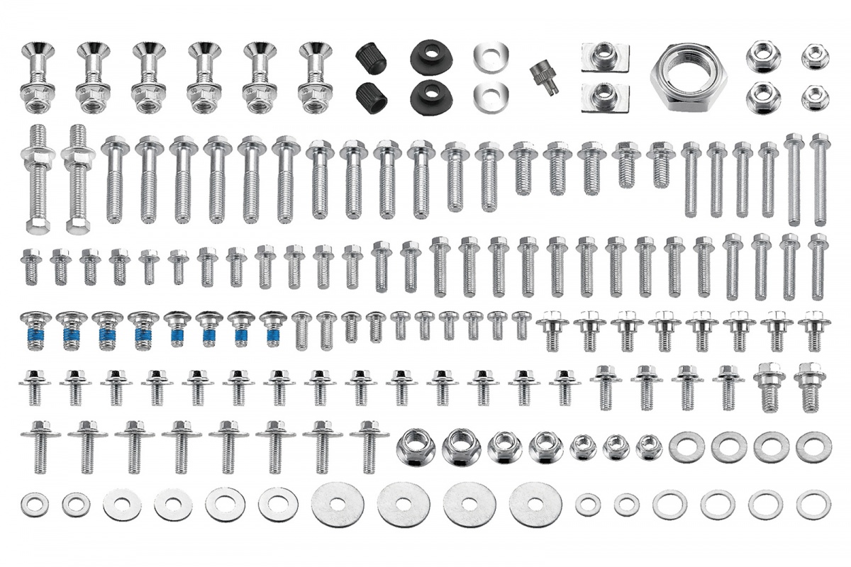 Motocross bolt kit Complete Professional Pack Kawasaki - Altri accessori - AC02303 - UFO Plast