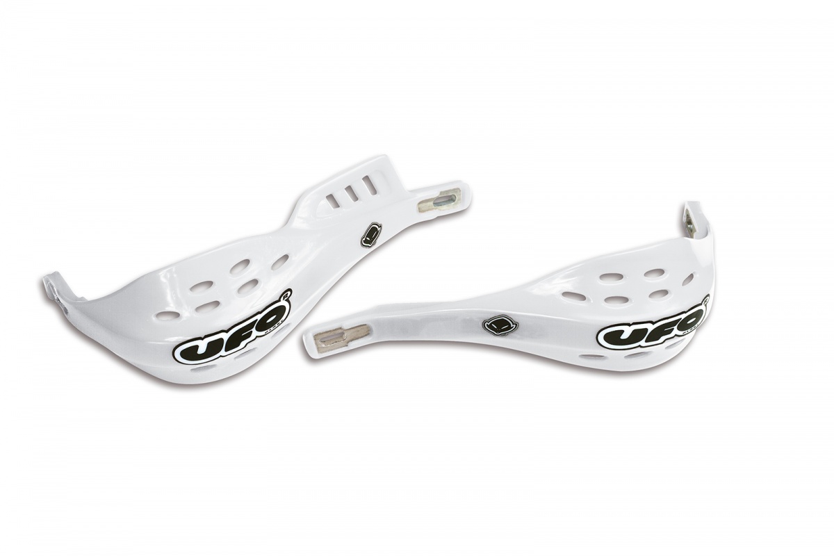 Supermotard handguards Jumpy white - Handguards - PM01624-041 - Ufo Plast