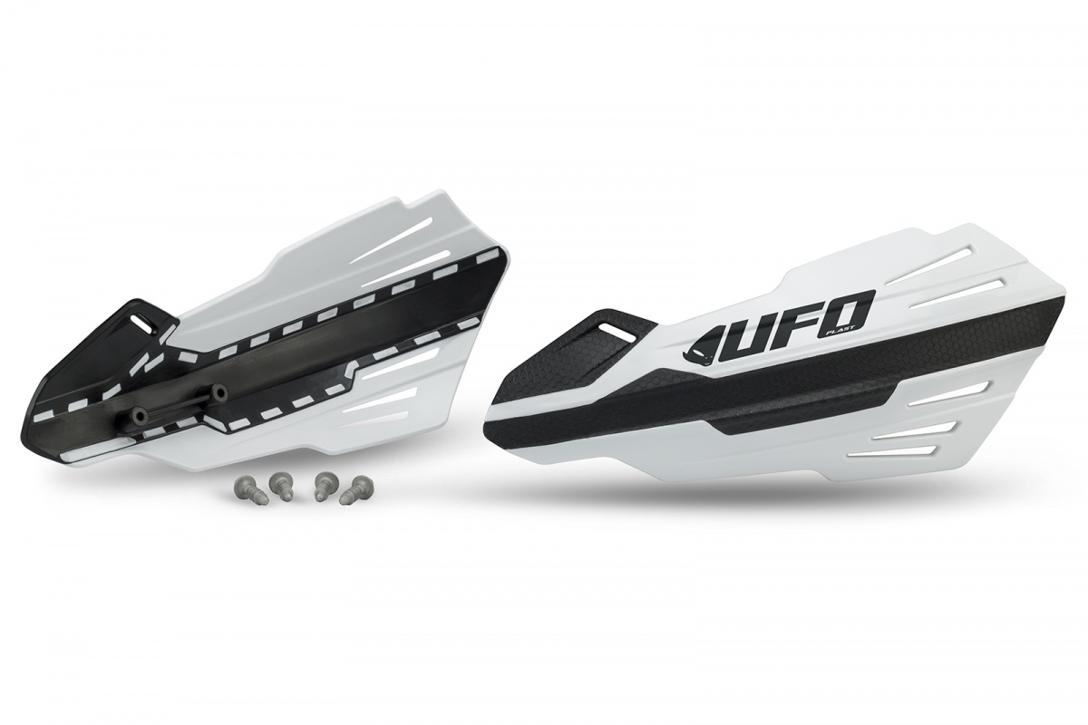 Handguards white 20-25 for Husqvarna TC 250 - TE 250 - TC 125 - TE 125 - FC 250 - FE 250 - TE 300 - FC 350 - FE 350 - FC 450....