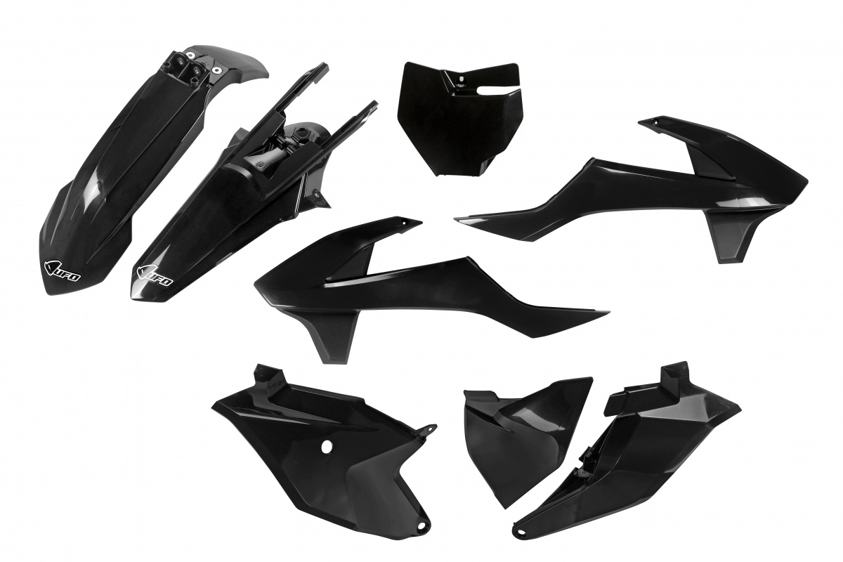 Plastic Kit black for Gas Gas MC 85 (2021-24) - REPLICA PLASTICS - GGKIT701-001 - Ufo Plast