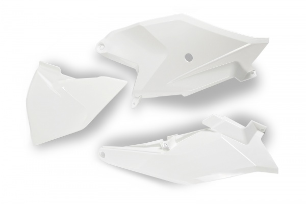 Side Panels white for Gas Gas MC 85 (2021-24) - REPLICA PLASTICS - GG07115-041 - Ufo Plast