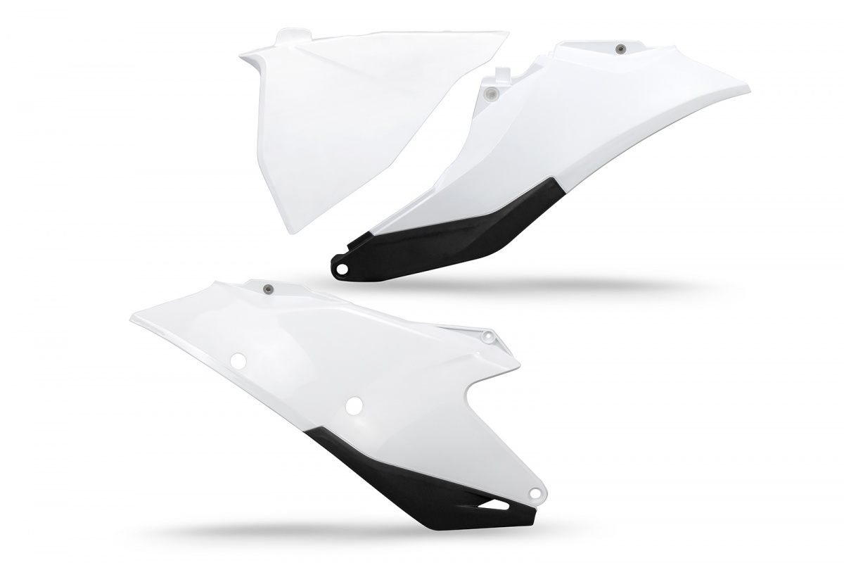 Side Panels white for Gas Gas MC 125 - MC 250 - EC 250 - EC 300 - MC-F 250 - EX 250 - EC-F 250 - EX-F 250 - EX 300 - MC-F 35....