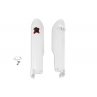 Fork slider protectors + quick starter - white 041 - Gas Gas - REPLICA PLASTICS - GG07136-041 - UFO Plast