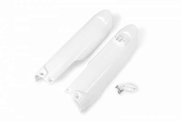 Fork Slider Protectors white for Gas Gas MC 85 (2021-25) - REPLICA PLASTICS - GG07118-041 - Ufo Plast