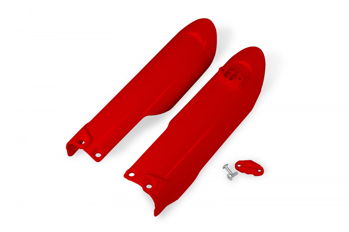 Fork Slider Protectors red for Gas Gas MC 85 (2021-25) - REPLICA PLASTICS - GG07118-062 - Ufo Plast