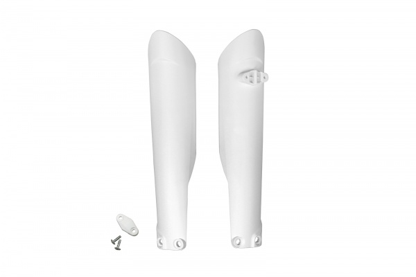 Fork slider protectors - white 041 - Husqvarna - REPLICA PLASTICS - HU03361-041 - UFO Plast