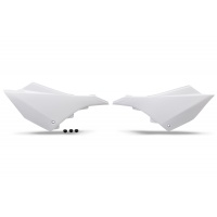 Side panels - white - Yamaha - REPLICA PLASTICS - YA04877-046 - UFO Plast