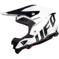 Motocross helmet Diamond black and white - ADULT - He052 - UFO Plast