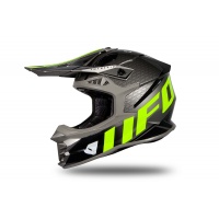 Motocross helmet Intrepid grey and neon yellow glossy - Helmets - HE173 - UFO Plast