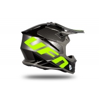 Motocross helmet Intrepid grey and neon yellow glossy - Helmets - HE173 - UFO Plast