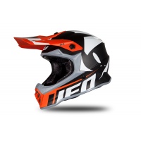 Motocross helmet for kids neon orange and black matt - Helmets - HE192 - UFO Plast