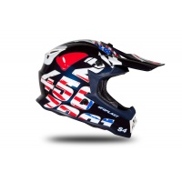 Motocross helmet for kids Numbers blue glossy - Helmets - HE193 - UFO Plast