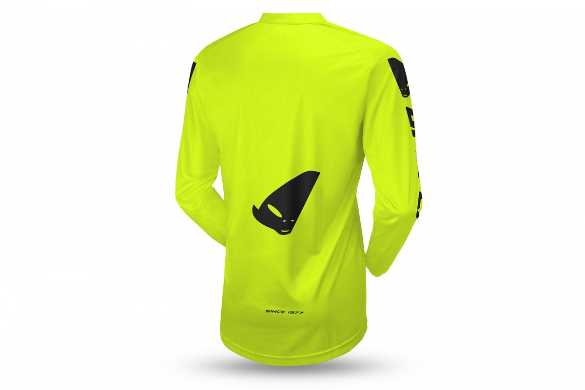 Motocross Radial jersey for kids neon yellow - Home - MG04531-DFLU - UFO Plast