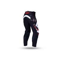 MOTOCROSS SLIM ADRENALINE PANTS BLACK, WHITE AND RED - ADULT - PI04486-K - UFO Plast