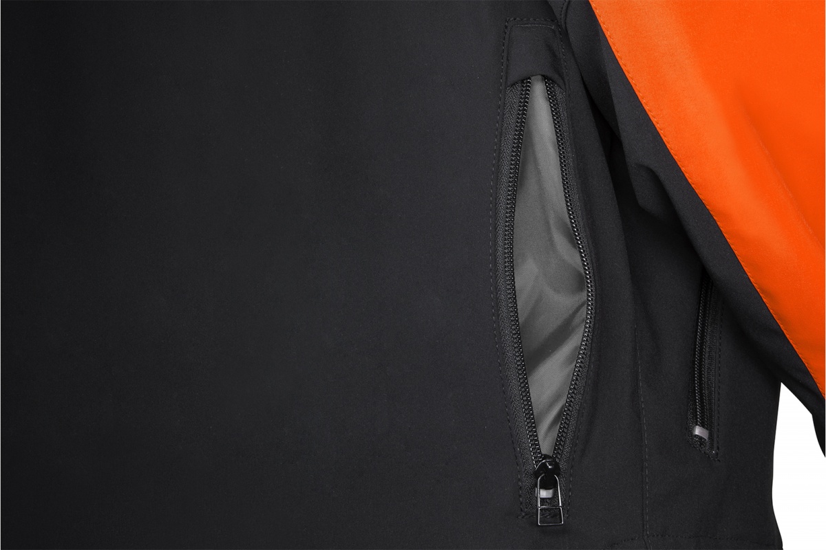 Taiga enduro jacket with protections included neon orange - Jackets - JA13002-KF - UFO Plast