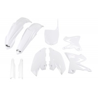 Full Plastic Kit white for Yamaha YZ 125 (2005-07) - YZ 250 (2005-07) - REPLICA PLASTICS - YAKIT327F-046 - Ufo Plast