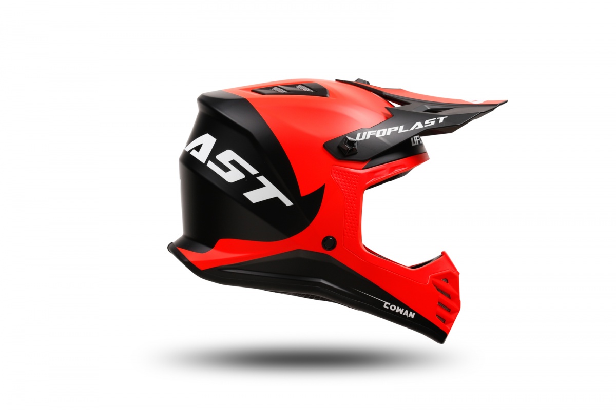 motocross Korey helmet for kids black and red - Helmets - HE13600-KB - UFO Plast