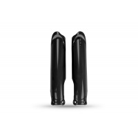 fork slider protectors - black - Yamaha - REPLICA PLASTICS - YA04895-001 - UFO Plast