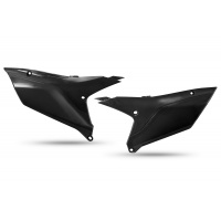 SIDE PANELS - BLACK - YAMAHA - REPLICA PLASTICS - YA04893-001 - UFO Plast