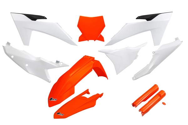 Full plastic kit compatible Ktm - oem - REPLICA PLASTICS - KTKIT529F-999W - UFO Plast