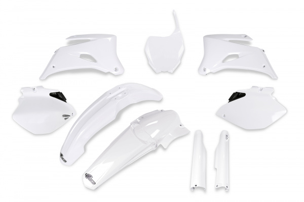 Full Plastic Kit white for Yamaha YZF 250 (2006-07) - YZF 450 (2006-07) - REPLICA PLASTICS - YAKIT334F-046 - Ufo Plast